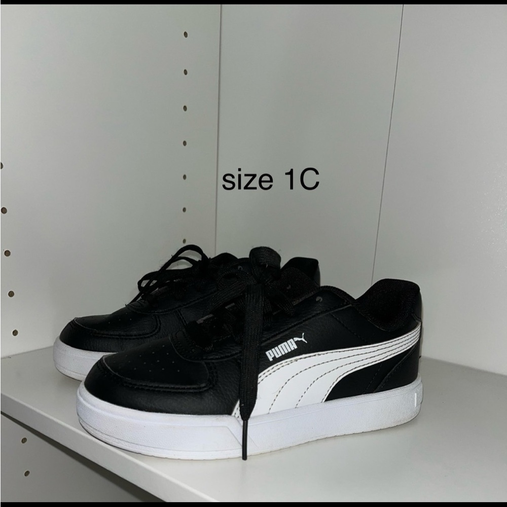 Puma Classic Black and White Shoes